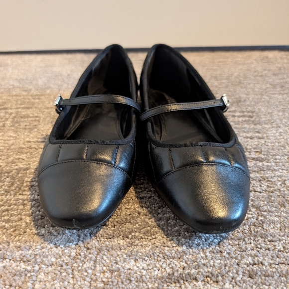 Michael Kors Mae Quilted Leather Ballet Flats - Picture 3 of 9